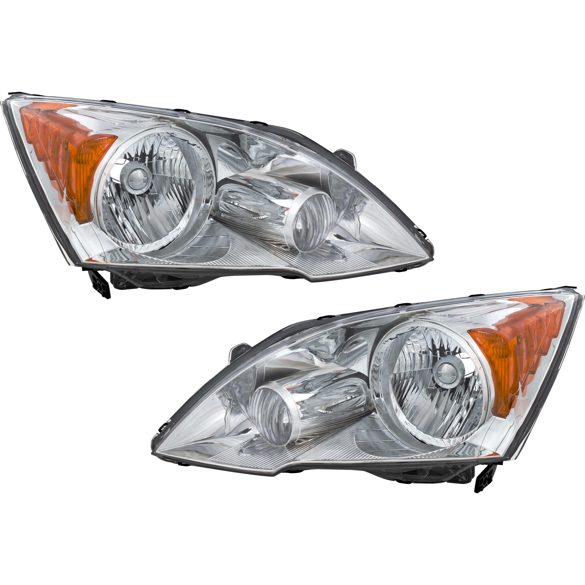 AM CR V 07-11 HEAD LAMP RH AND LH Lens and Housing Halogen SKU SET ARBH100109 Partslink HO2502129 HO2503129 OEM 33151SWAA01-33101SWAA01