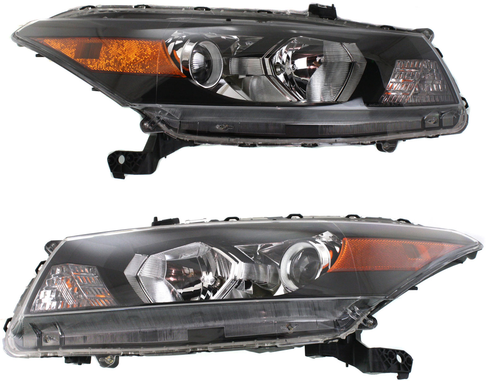 AM ACCORD 08-12 HEAD LAMP RH AND LH Assembly Halogen Smooth Contour Turn Signal Coupe SKU SET ARBH100111 Partslink HO2502135 HO2502141 HO2503135 HO2503141 OEM 33150TE0A01-33150TE0A11-33100T