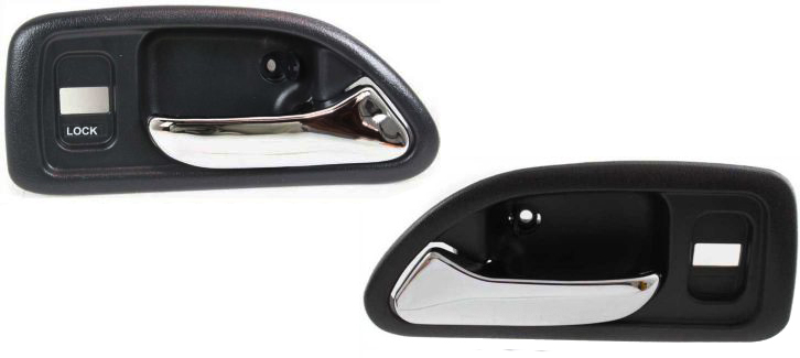 AM ACCORD 94-97 FRONT INTERIOR DOOR HANDLE RH AND LH Chrome Gray SKU SET ARBH462103 Partslink HO1353101 HO1352101 OEM 72125SV4013ZC 72165SV4A02ZC