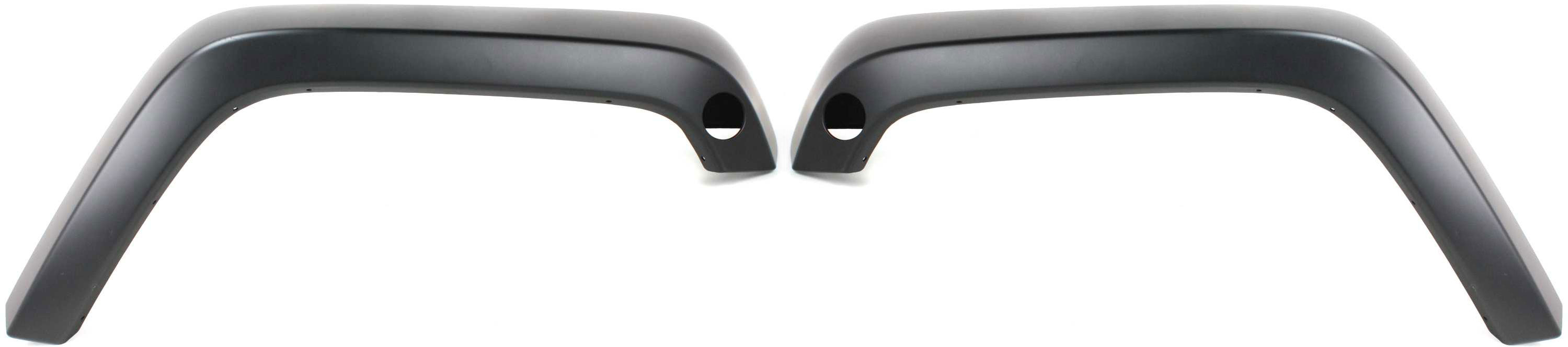 AM WRANGLER JK 07-18 FRONT WHEEL OPENING MOLDING RH and LH Flare Primed SKU SET ARBJ221301 Partslink CH1269108 CH1268108 OEM 5KC86TZZAJ 5KC86TZZAH 5KC87TZZ