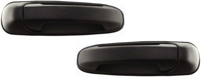 AM GRAND CHEROKEE 99-04 LIBERTY 02-07 REAR EXTERIOR DOOR HANDLE RH AND LH Smooth Black Plastic SKU SET ARBJ491311 Partslink CH1521106 CH1520106 OEM 5FW46DX8AB 5FW47DX8AB