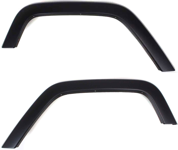 AM WRANGLER JK 07-18 REAR WHEEL OPENING MOLDING RH and LH Flare Primed SKU SET ARBJ553901 Partslink CH1769103 CH1768103 OEM 5KC84TZZAH 5KC84TZZAG 5KC85TZZ