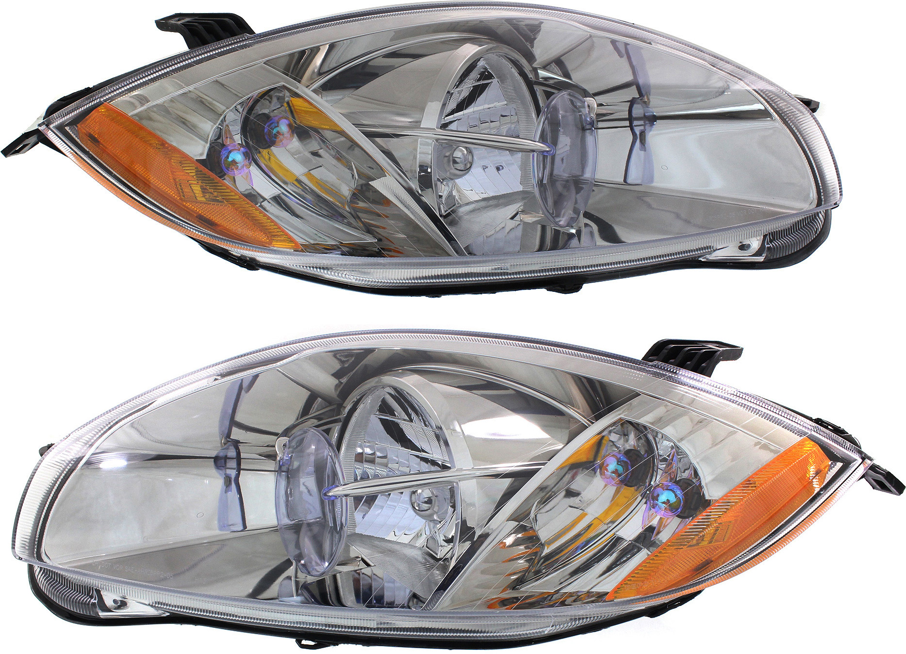 AM ECLIPSE 06-07 HEAD LAMP RH and LH Assembly Halogen Convertible Spyder 2.4L 3.8L To 1-07 Hatchback Coupe To 1-1-07 CAPA SKU SET ARBM100111Q Partslink MI2502138C MI2503138C OEM 8301A507-8301A508