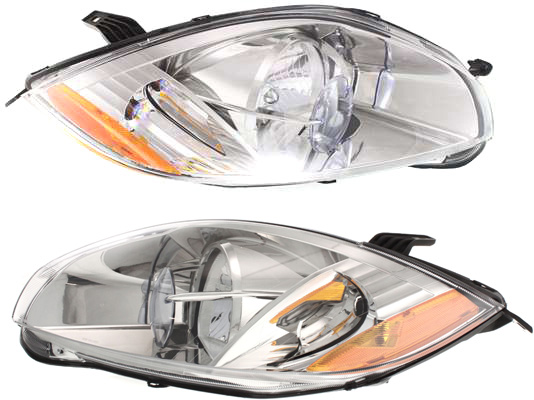 AM ECLIPSE 06-07 HEAD LAMP RH AND LH Assy Halogen Convertible Spyder 2.4L 3.8L To 1-07 Hatchback Coupe To 1-1-07 SKU SET ARBM100111 Partslink MI2502138 MI2503138 OEM 8301A507-8301A508