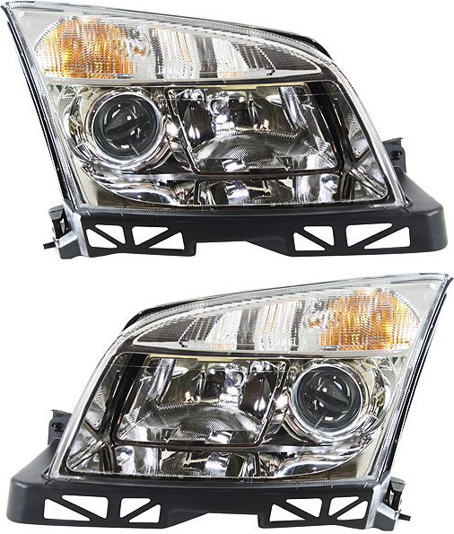 AM MILAN 06-09 HEAD LAMP RH AND LH Assembly Halogen SKU SET ARBM100113 Partslink FO2502235 FO2503235 OEM 6N7Z13008BC 6N7Z13008AC