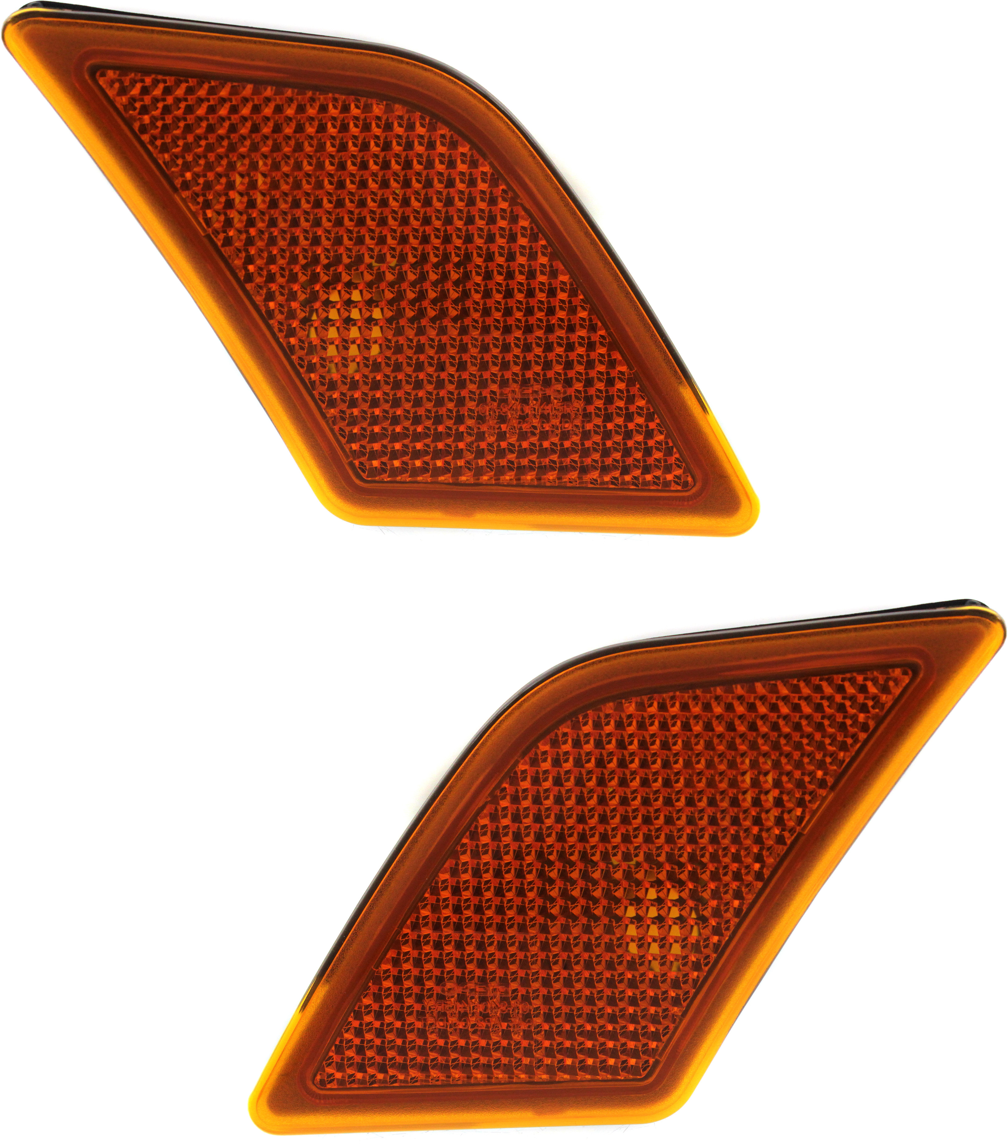 AM C CLASS 08-11 C63-12-15 FRONT SIDE MARKER LAMP RH AND LH Lens and Housing 08-14 Sedan 12-15 Coupe CAPA SKU SET ARBM104503Q Partslink MB2555100C MB2554100C OEM 2048200221-2048200121