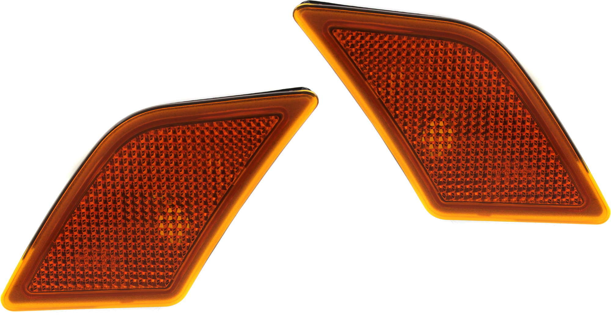 AM C CLASS 08-11 C63-12-15 FRONT SIDE MARKER LAMP RH AND LH Lens and Housing 08-14 Sedan 12-15 Coupe SKU SET ARBM104503 Partslink MB2555100 MB2554100 OEM 2048200221-2048200121