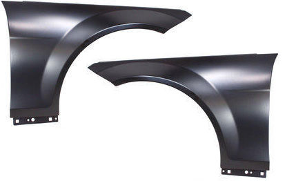 AM C CLASS 08-15 FRONT FENDER RH AND LH Primed Aluminum w o Signal Light Hole CAPA SKU SET ARBM220103Q Partslink MB1240132C MB1241132C OEM 2048801318-2048801418
