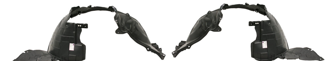 AM COOPER 02-08 FRONT FENDER LINER RH and LH Convertible Hatchback SKU SET ARBM222101 Partslink MC1249101 MC1248101 OEM 51711486197-51711486198