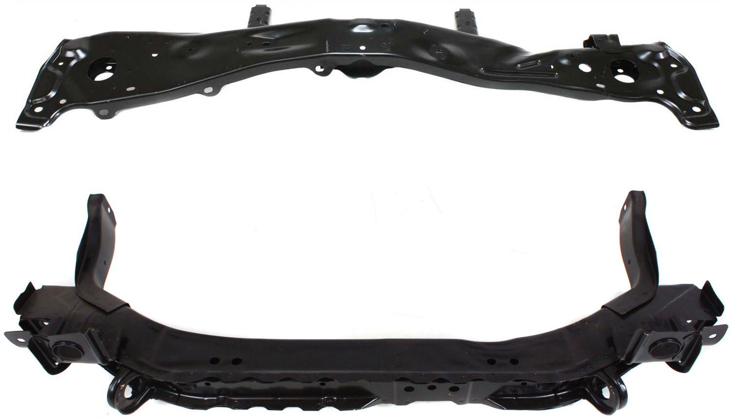 AM LANCER 08-17 RADIATOR SUPPORT Set of 2 Upper and Lower Tie Bar w o Turbo Exc. Evolution Ralliart Models SKU SET ARBM250301-2 Partslink MI1225143 MI1225144 OEM 5256A607-5256B113