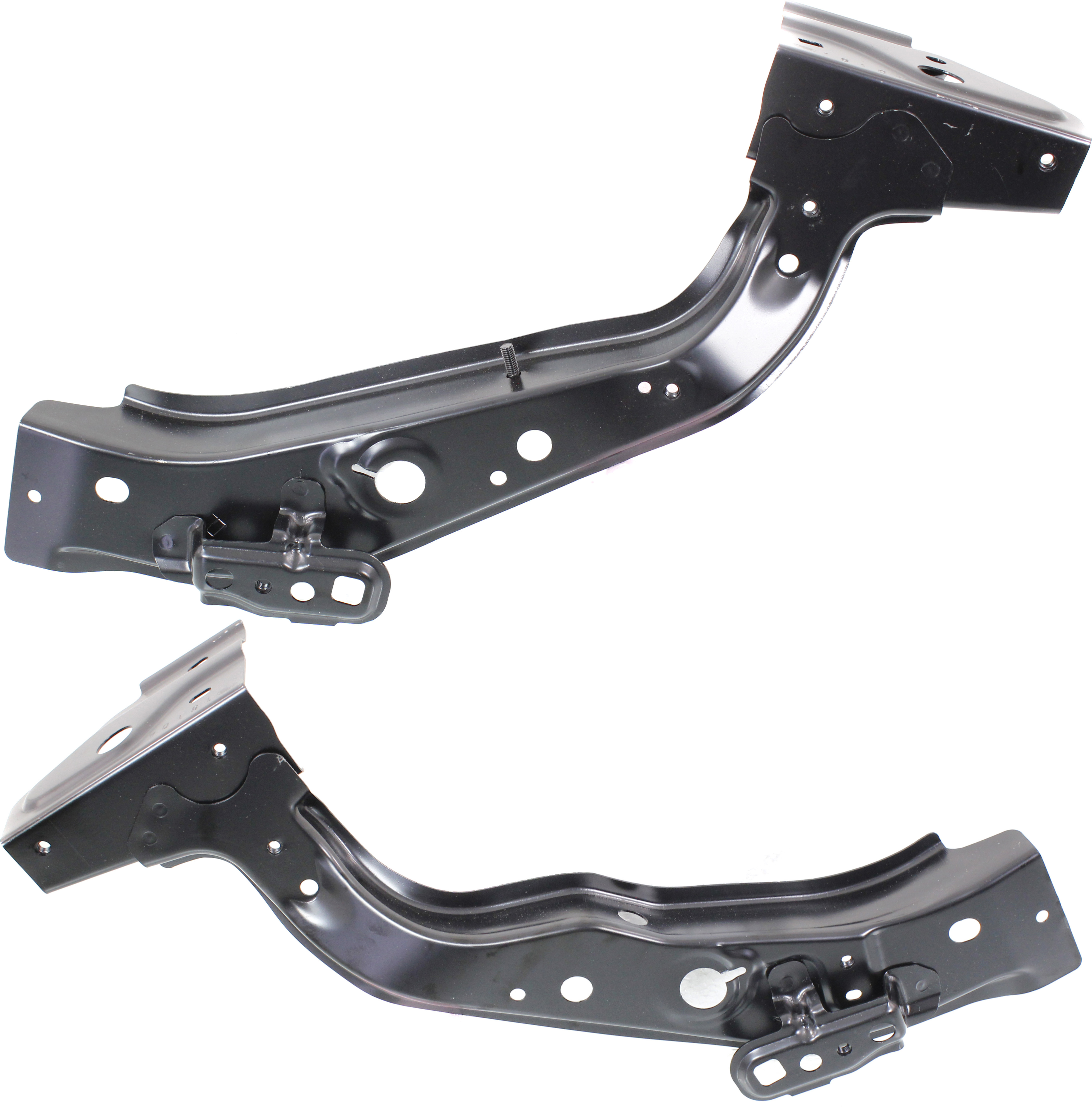 AM LANCER 08-17 HEAD LAMP BRACKET RH and LH Assembly Headlamp Support Steel CAPA SKU SET ARBM250501Q Partslink MI1221103C MI1221102C OEM 5256A600-5256A599