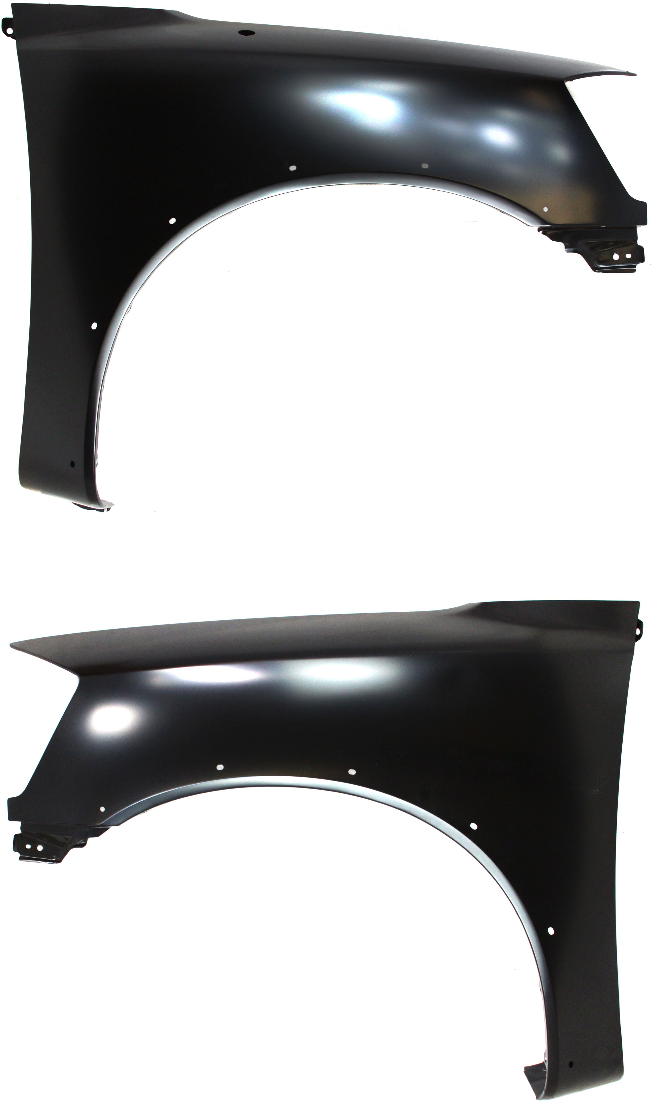 AM TITAN 08-15 FRONT FENDER RH AND LH Primed LE PRO 4X SL SV USA Built Vehicle w Wheel Opening Molding CAPA SKU SET ARBN220103Q Partslink NI1241192C NI1240192C OEM F3100ZR0EA F3101ZR0EA