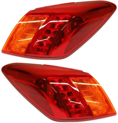 AM MURANO 09-10 TAIL LAMP RH AND LH Assembly To 10-09 SKU SET ARBN730101 Partslink NI2801184 NI2800184 OEM 265501AA0C 265551AA0C