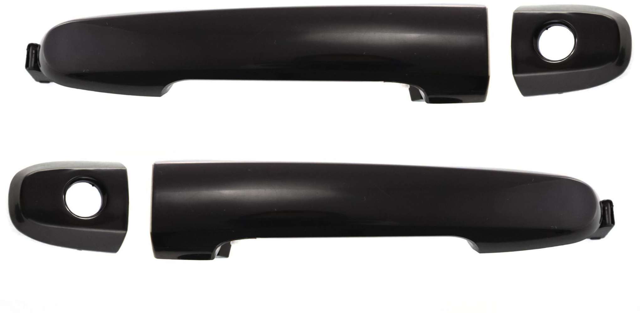 AM HIGHLANDER 01-07 XB 08-15 FRONT AND REAR EXTERIOR DOOR HANDLE LH Smooth Black SKU SET ARBP462116-2 OEM 88971449 PFM 6921142010-692110