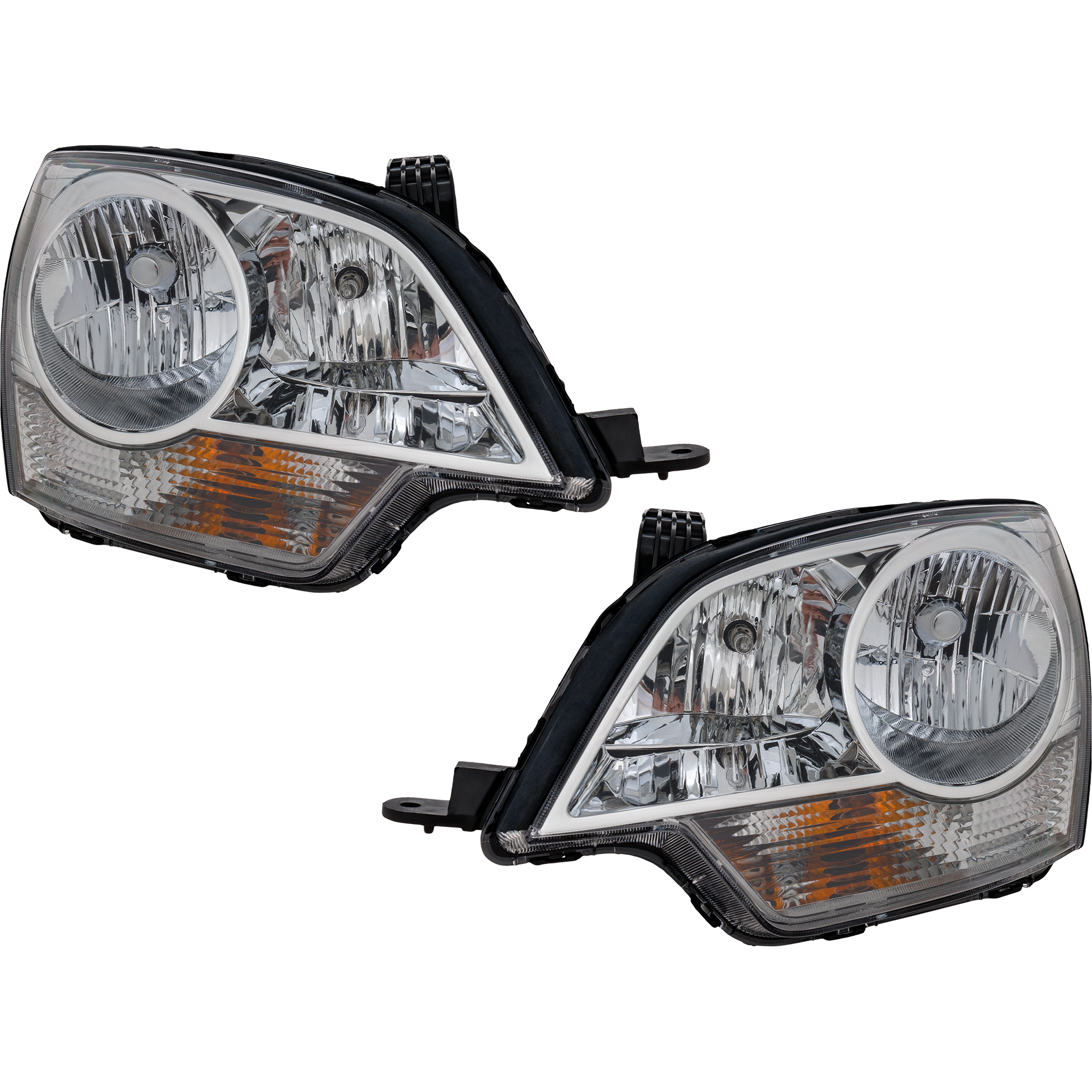 AM VUE 08-10 CAPTIVA SPORT 12-14 HEAD LAMP RH AND LH Composite Assembly Halogen SKU SET ARBS100105 Partslink GM2502306 GM2503306 OEM 22886833-22886834-20888201