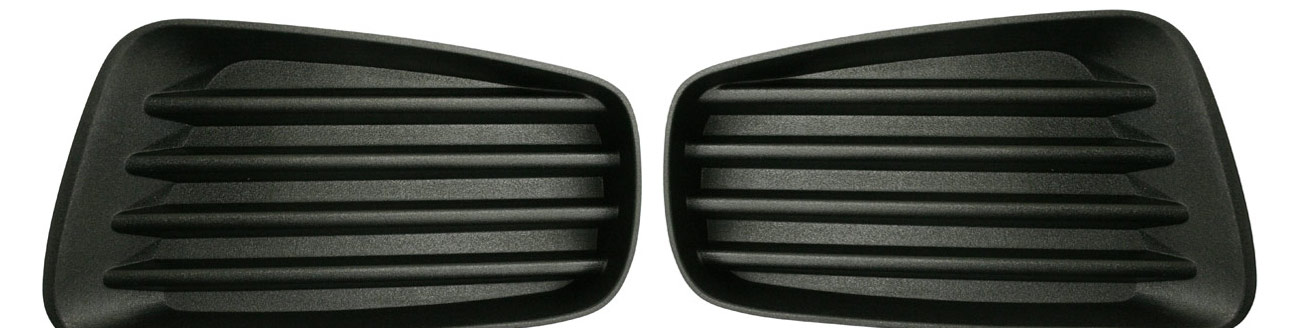 AM VUE 06-07 FRONT FOG LAMP COVER RH AND LH Black w o fog light hole SKU SET ARBS107503 Partslink GM2599107 GM2598107 OEM 22734378-22736918