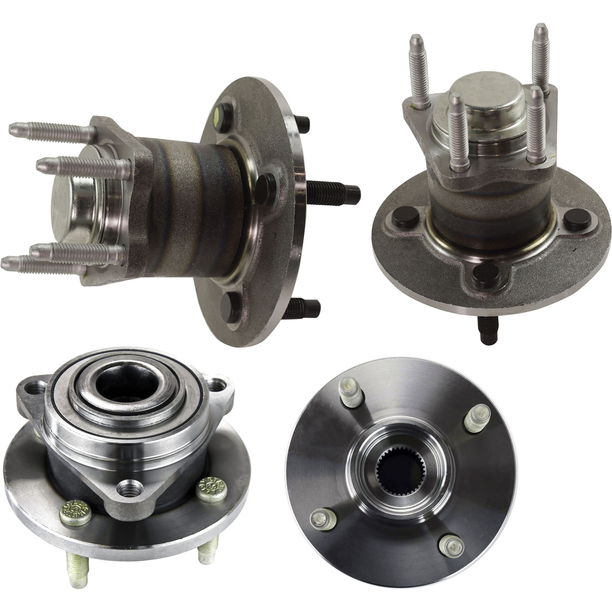 AM COBALT 05-10 G5-07-09 ION 03-07 FRONT AND REAR HUB ASSEMBLY RH AND LH SKU SET ARBS283704-4 OEM 22701520-512248-712248-4056201