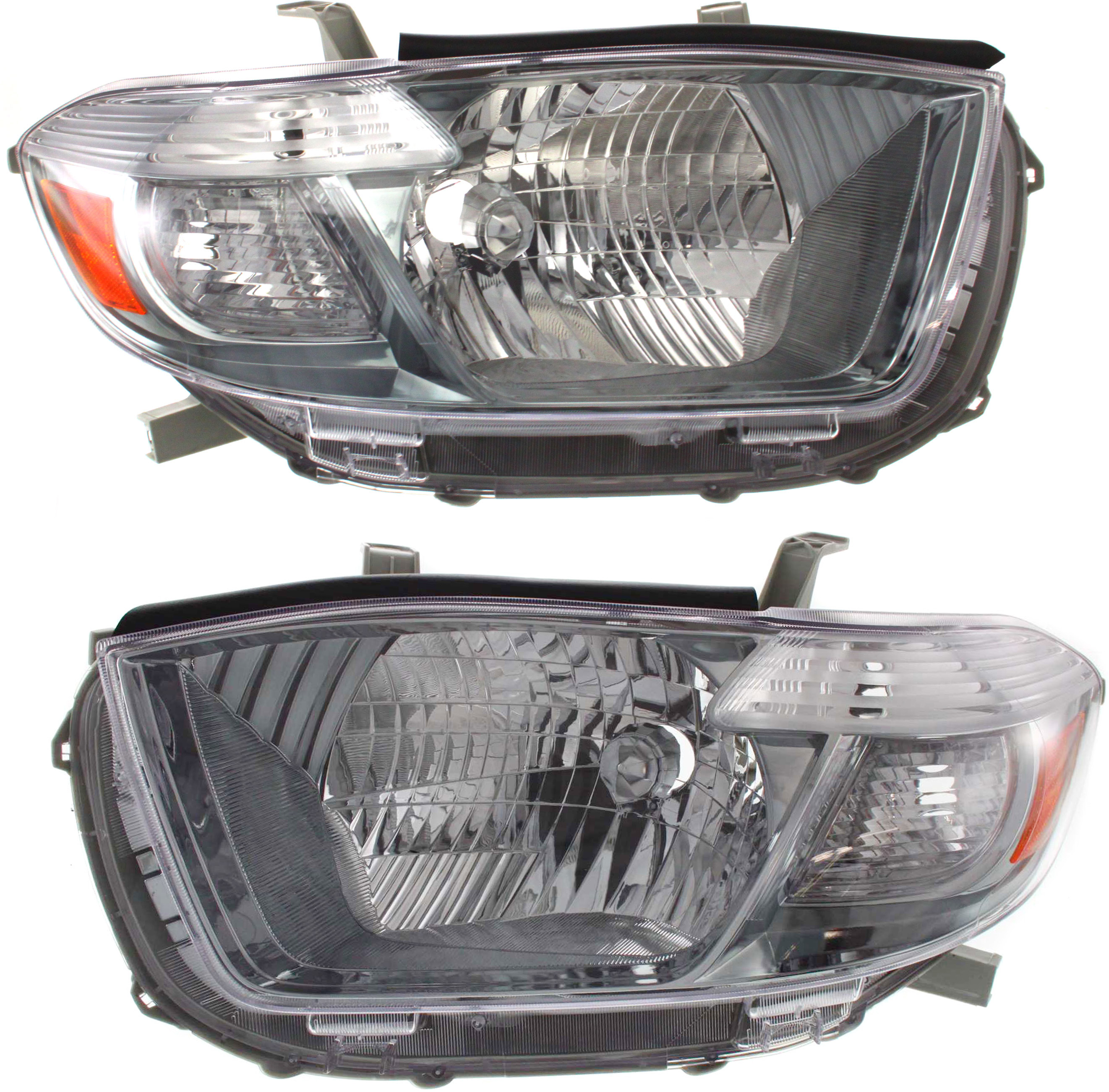 AM HIGHLANDER 08-10 HEAD LAMP RH AND LH Lens and Housing Halogen Sport Utility Japan Built SKU SET ARBT100115 Partslink TO2503177 TO2502177 OEM 8113048480-8117048470