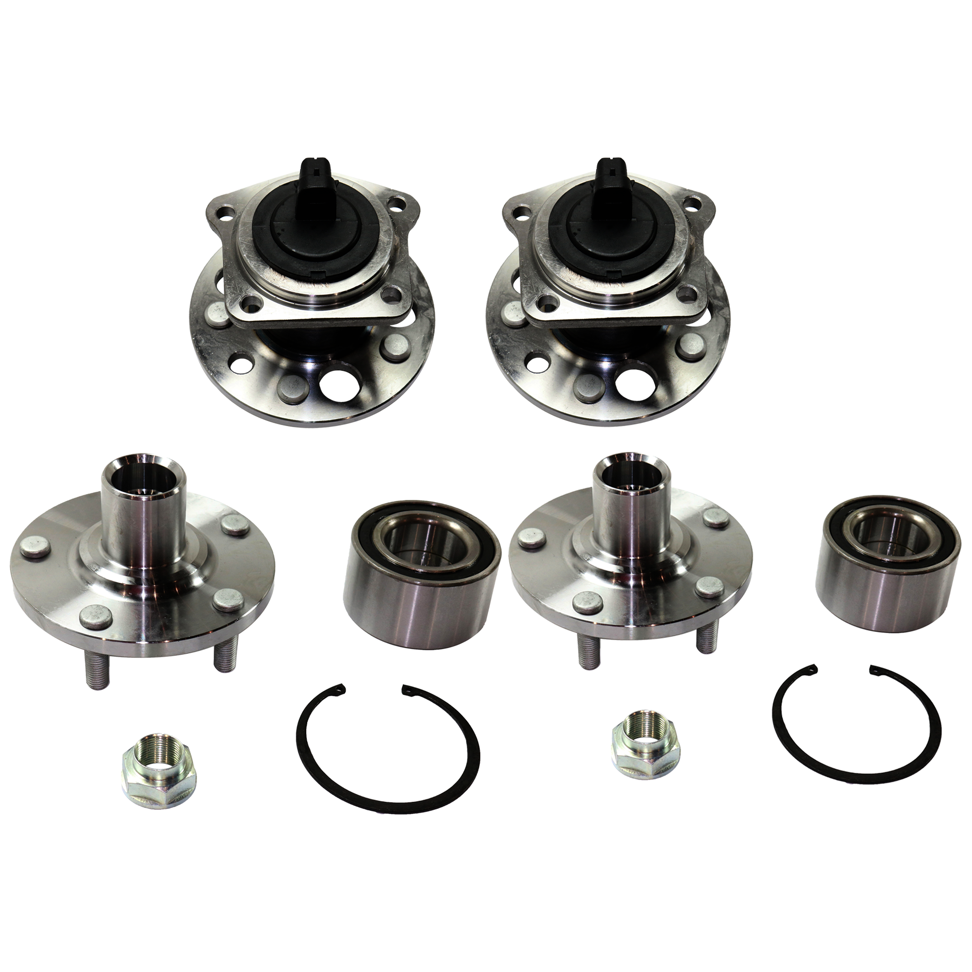 AM SIENNA 98-03 FRONT AND REAR HUB ASSEMBLY RH AND LH 5 Studs 4 Wheel ABS SKU SET ARBT285901-2A OEM 4350206040-512041-516208-71204