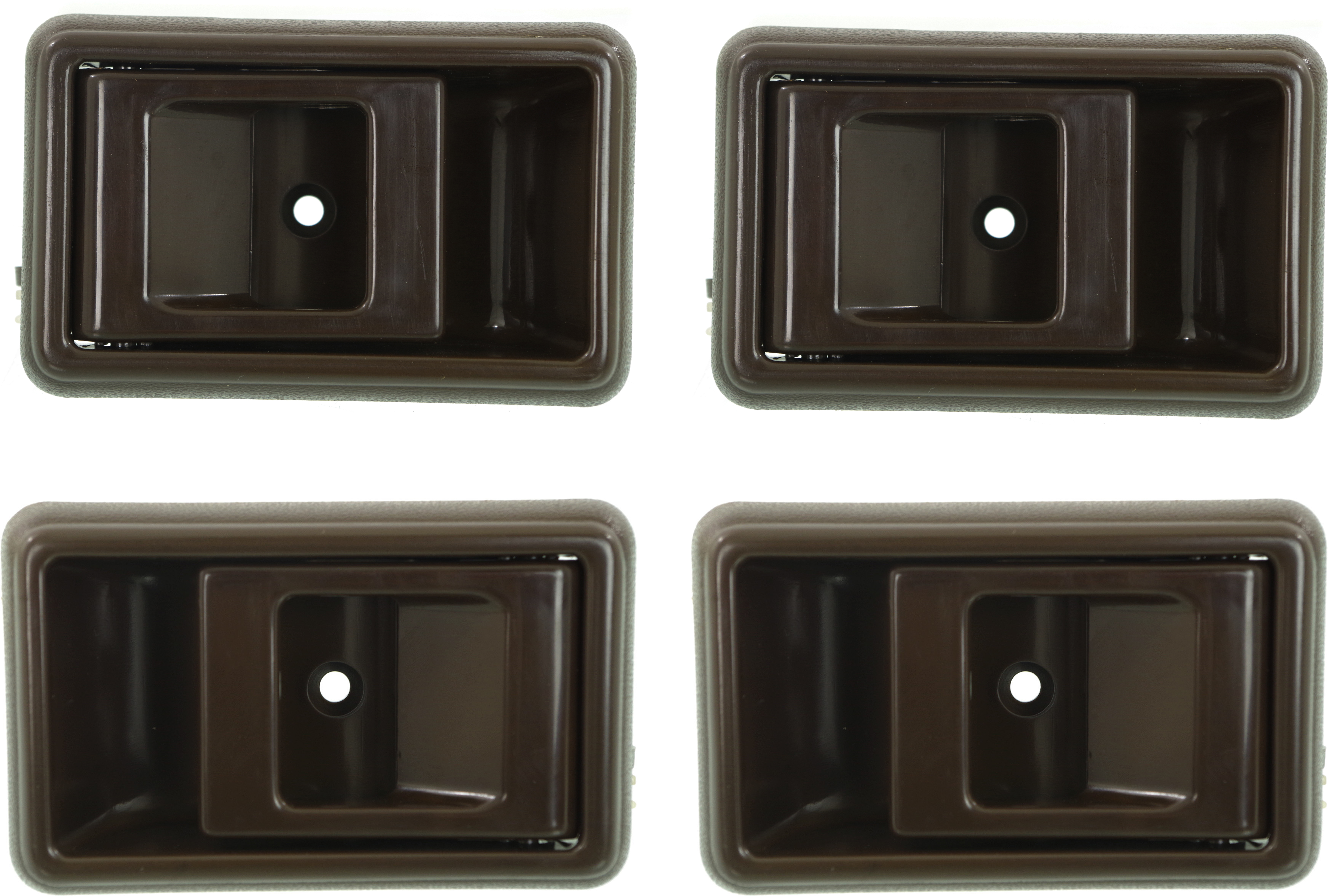 AM PRIZM 89-92 TACOMA 95-00 FRONT AND REAR DOOR HANDLE RH AND LH Set of 4 Inside Brown SKU SET ARBT462113-4 Partslink TO1353109 TO1352109 OEM 6925012120-6920589105B 6926012