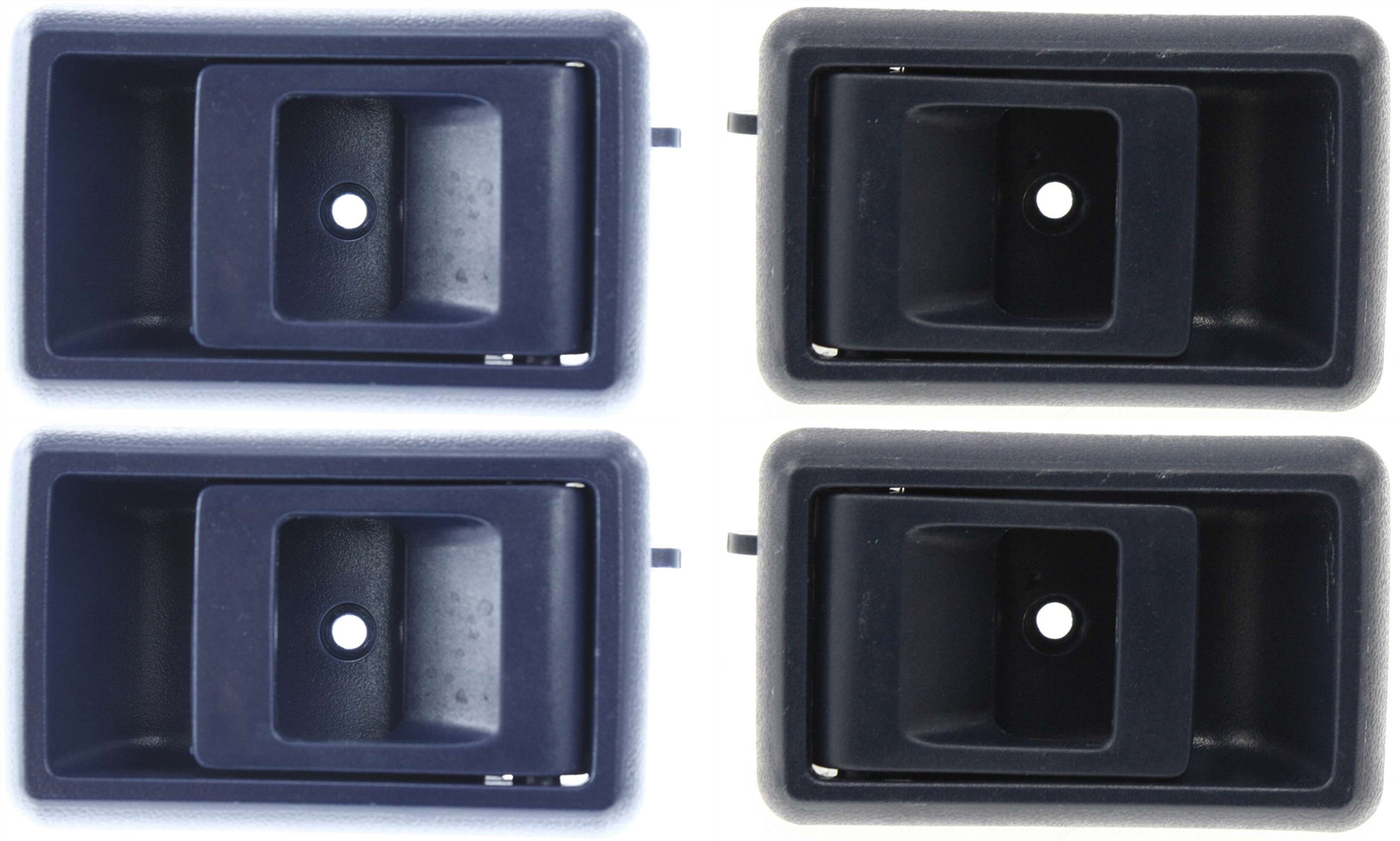 AM COROLLA 83-92-4RUNNER 90-95 FRONT AND REAR INTERIOR DOOR HANDLE RH AND LH Blue SKU SET ARBT462115-4 Partslink TO1353110 TO1352110 OEM 692501212004-6920589105J 69260