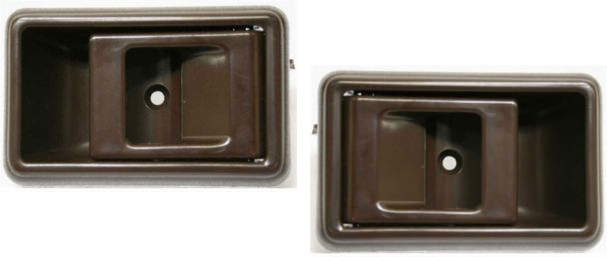 AM CAMRY 87-91-4RUNNER 96-02 TACOMA 01-04 FRONT DOOR HANDLE RH and LH Inside Textured Brown =REAR SKU SET ARBT462125 Partslink TO1352129 TO1353129 OEM 6920504010E0-6920604010E0