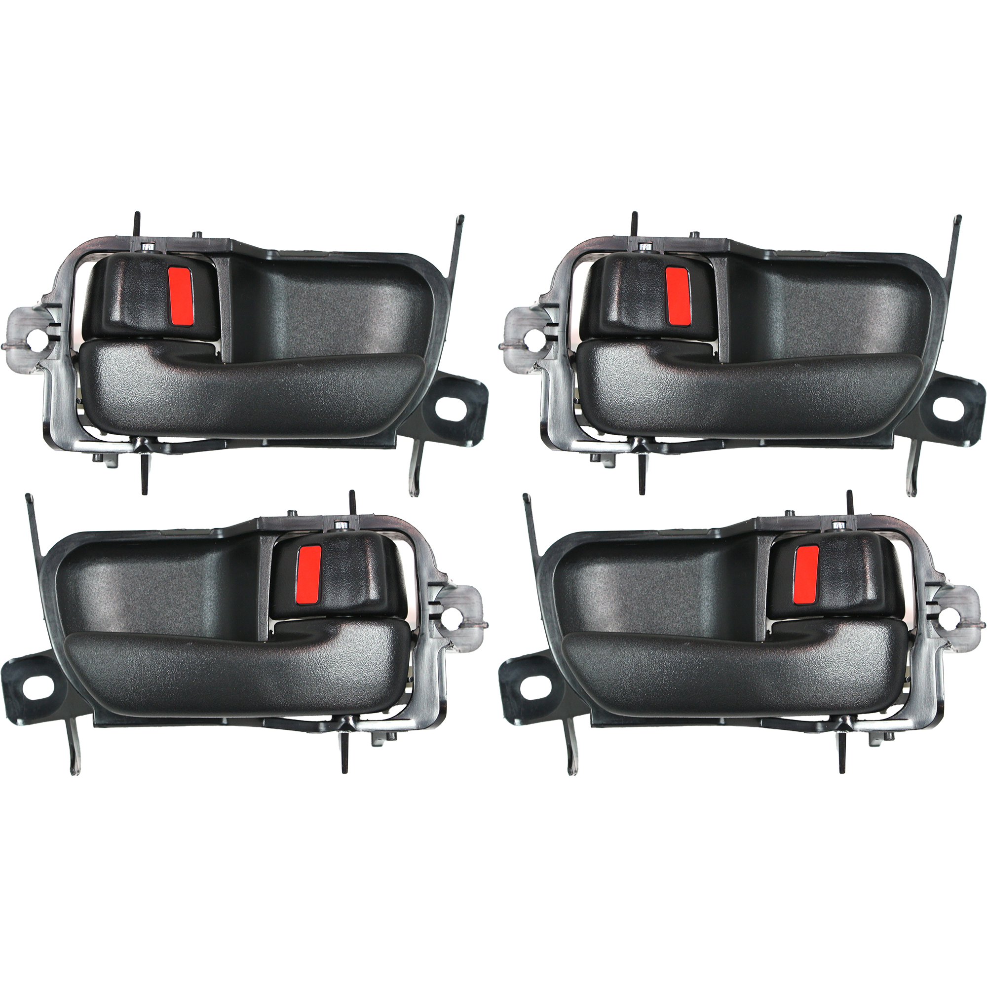 AM AVALON 95-99 FRONT AND REAR DOOR HANDLE RH AND LH Set of 4 Inside Textured Black SKU SET ARBT462127-4 Partslink TO1353130 TO1352130 OEM 6920507010C0-6920607010C0