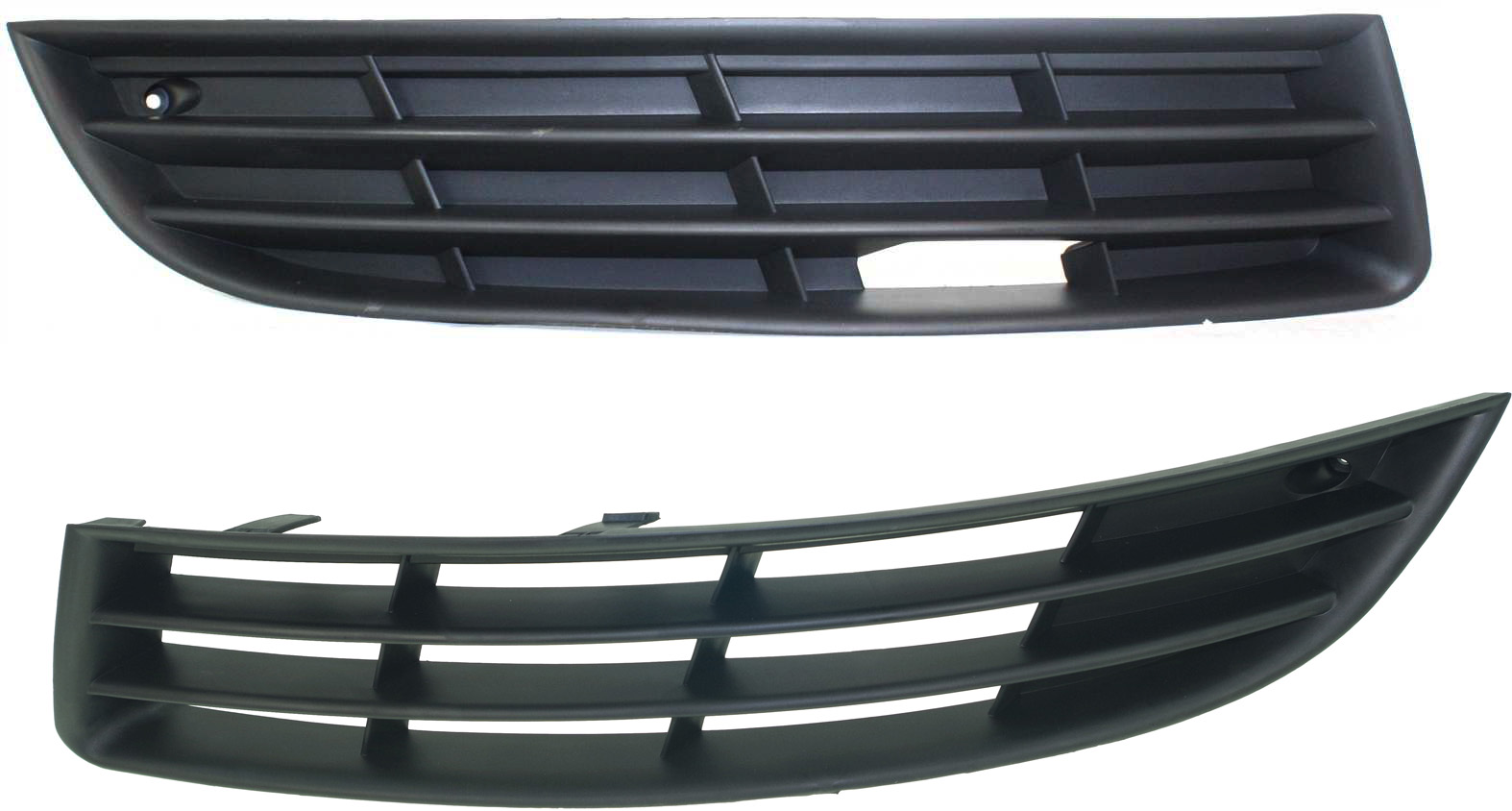 AM PASSAT 06-10 FRONT FOG LAMP COVER RH AND LH Black European Type w o fog light hole SKU SET ARBV015501 Partslink VW1039107 VW1038107 OEM 3C08536669B9-3C0853665B9B9