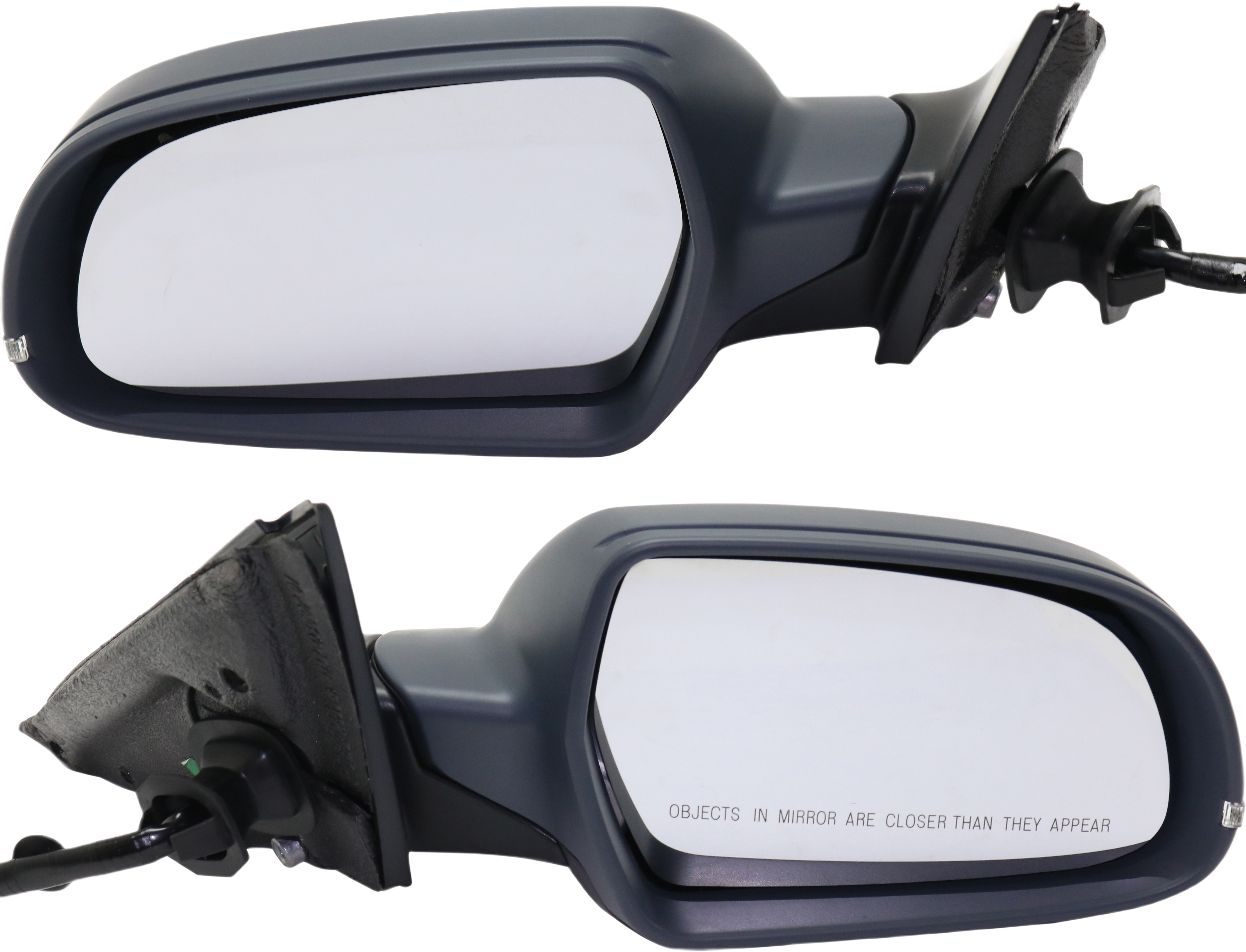 AM A4 S4-12-16 MIRROR RH AND LH Power Power Folding Heated Paintable w Signal Light No Auto dimming and Memory No BSD Sedan Wagon SKU SET AU08ER S Partslink AU1320139 AU1321139 OEM 8K1857409AH01C PFM 8K1857410AH