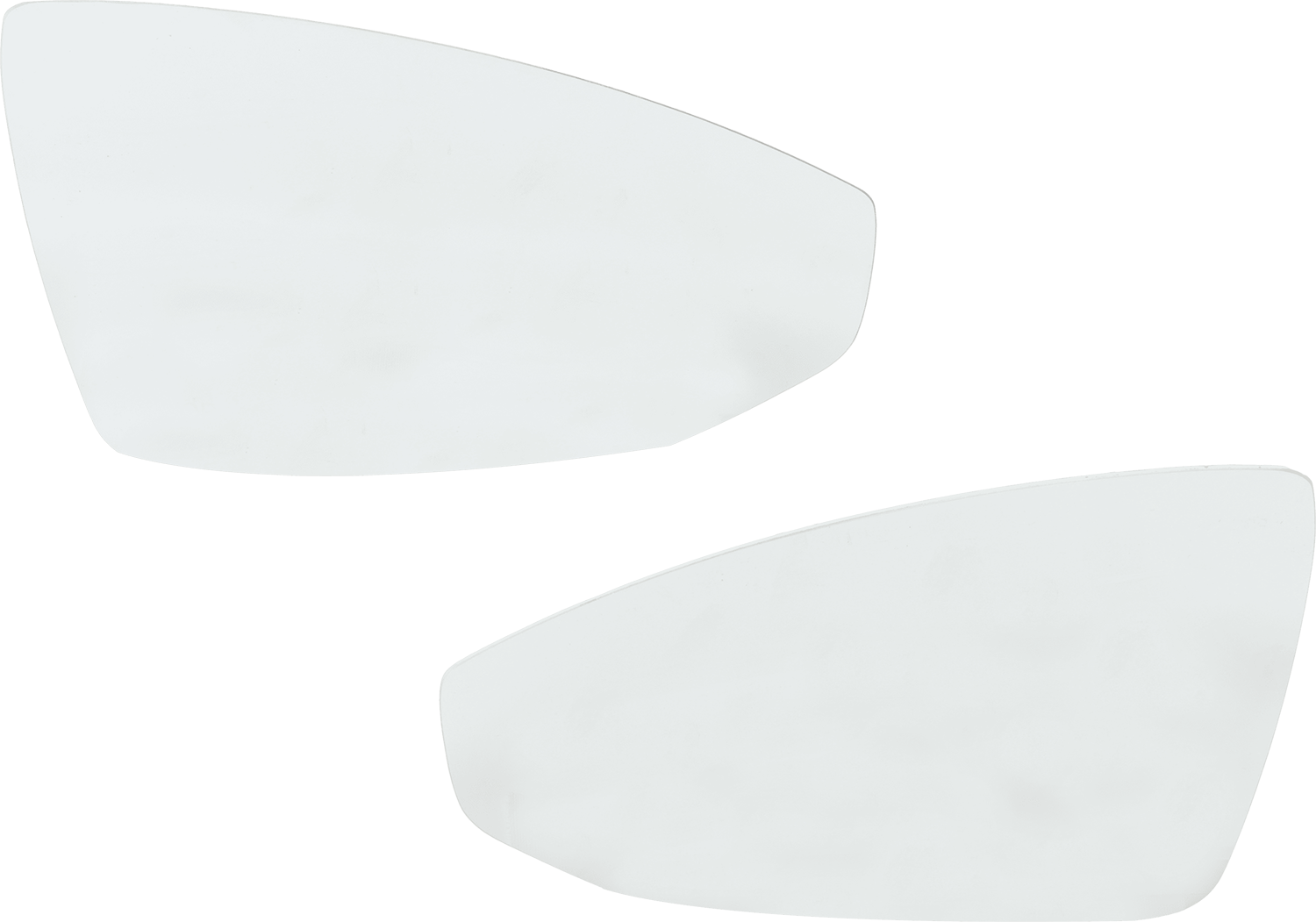 AM A6-19-24 A7-19-21 MIRROR GLASS RH AND LH Heated No Blind Spot Feature Turn Signal Light SKU SET AU1112GR Partslink AU1324107 AU1325107 OEM 4N0857535C PFM 4N0857536G PFM