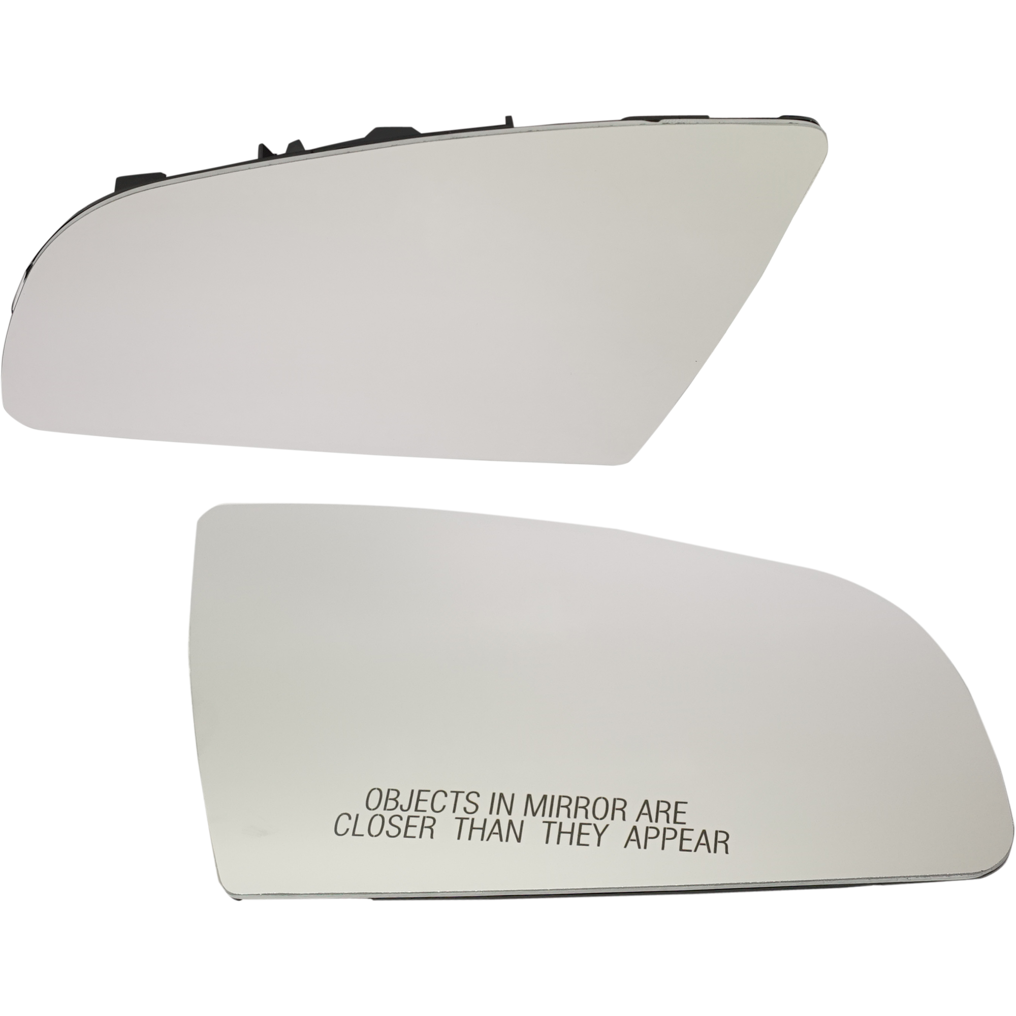 AM A4 S4-02-08 A6 S6-05-11 MIRROR GLASS RH AND LH Heated w Backing Plate SKU SET AU35GR Partslink AU1325100 AU1324100 OEM 8E0857536J 8E0857535C