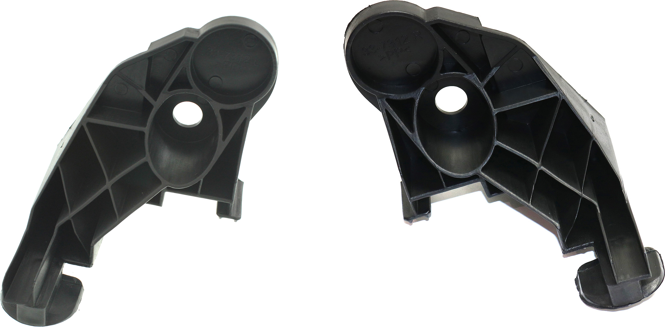 AM 3 SERIES 02-05 FRONT BUMPER BRACKET RH AND LH Support w o Sport Package Sedan Wagon SKU SET B013109 Partslink BM1043100 BM1042100 OEM 51117030620-51117030619