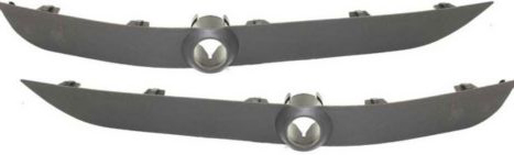 AM Bumper Trim SKU SET B016125 Partslink BM1047113 BM1046113 OEM 51117009894-51117009893