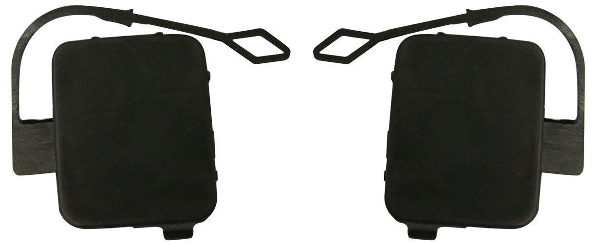 AM 3 SERIES 06-08 FRONT BUMPER TOW HOOK COVER RH AND LH Sedan Wagon w o M Pkg SKU SET B018401 Partslink BM1029105 OEM 51117167575