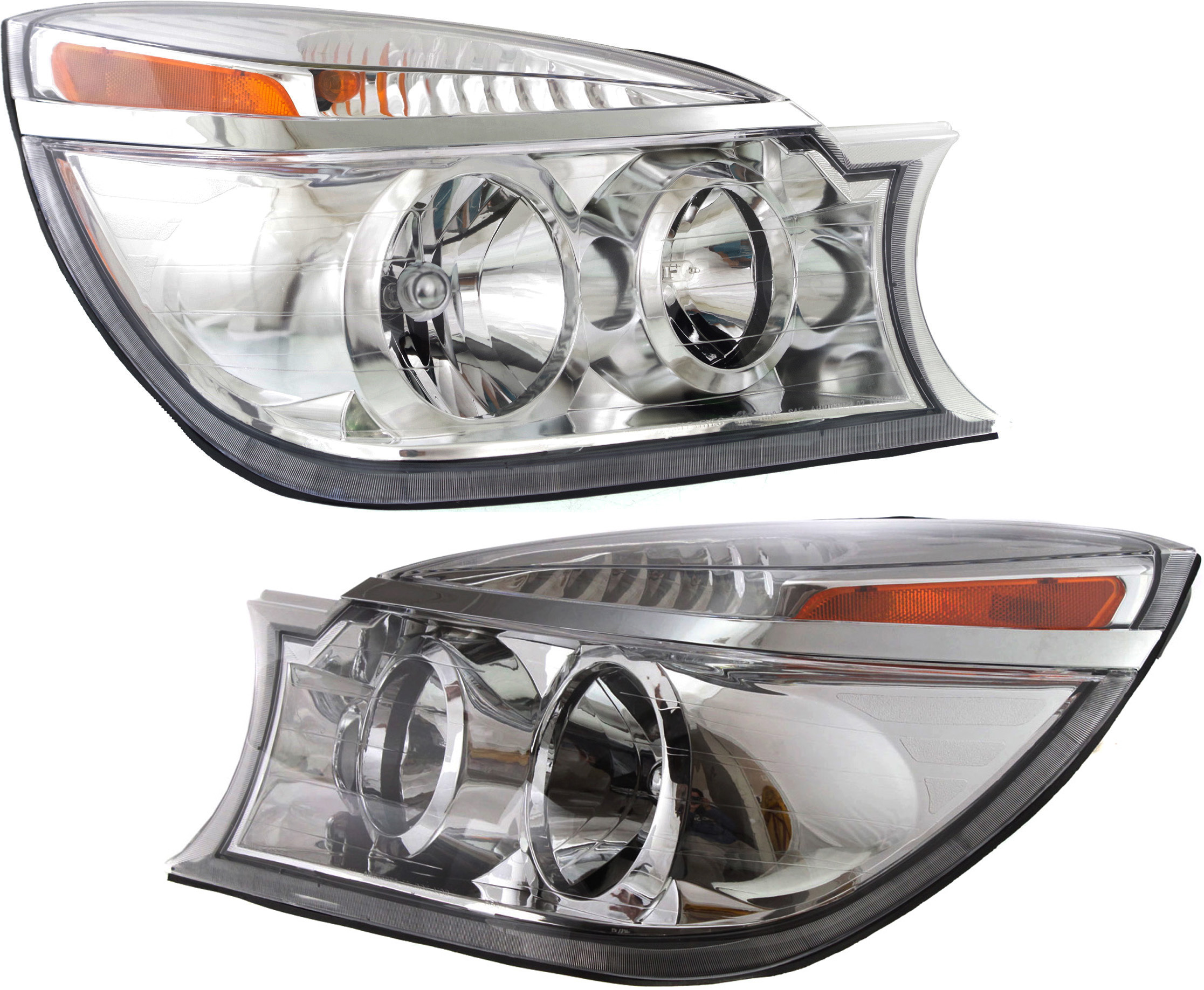 AM RENDEZVOUS 04-07 HEAD LAMP RH AND LH Assembly Halogen SKU SET B100113 Partslink GM2502245 GM2503245 OEM 10342801-10342802