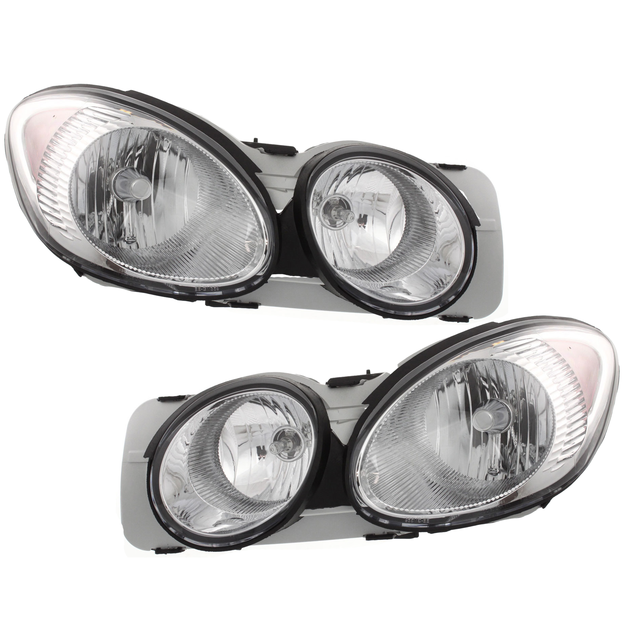 AM LACROSSE ALLURE 05-07 HEAD LAMP RH AND LH Assembly Halogen SKU SET B100121 Partslink GM2518142 GM2519142 OEM 25942066-25942067