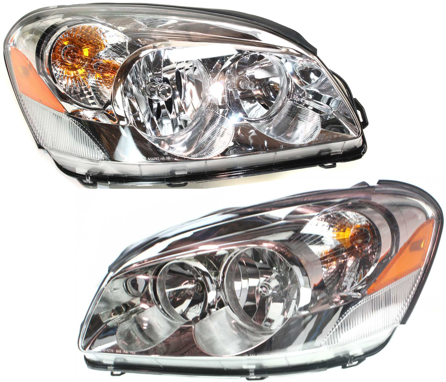 AM LUCERNE 06-08 HEAD LAMP RH AND LH Assembly Halogen CX Model SKU SET B100129 Partslink GM2502276 GM2503276 OEM 22811901-22811900