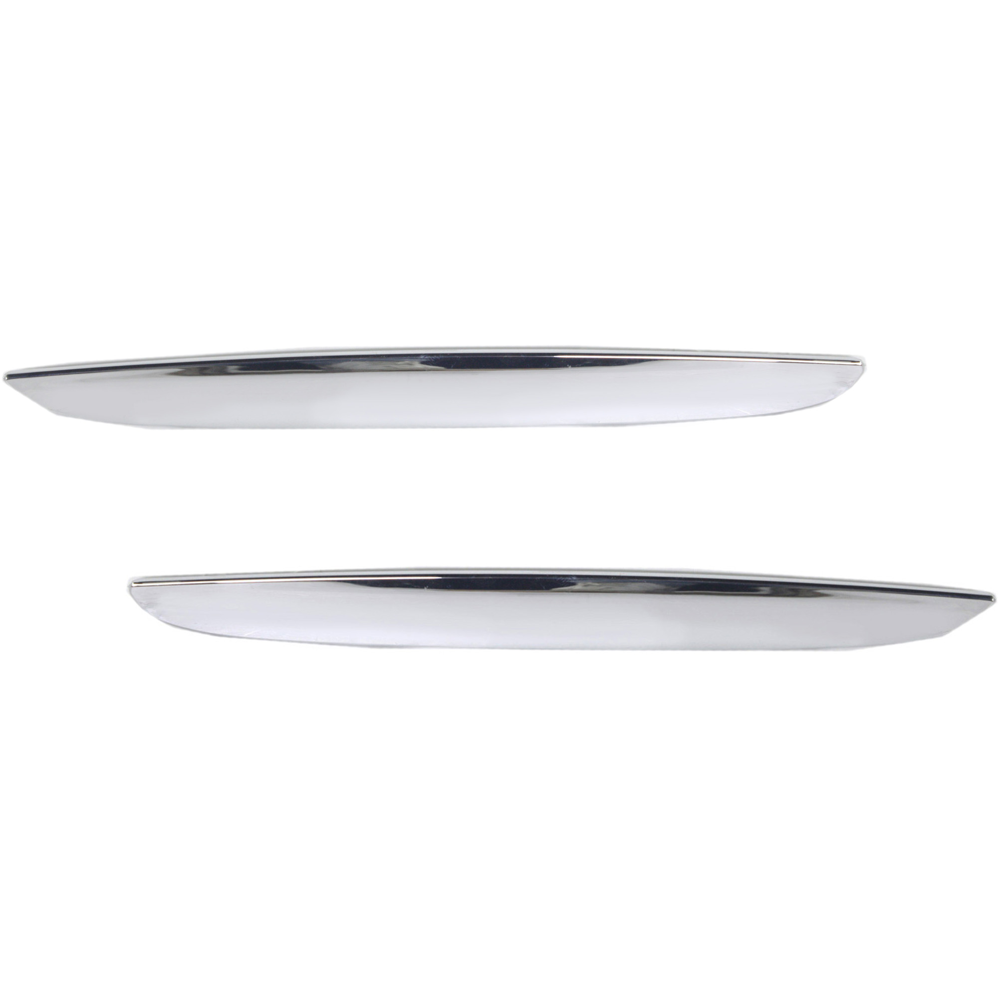 AM 3 SERIES 06-12 HOOD MOLDING RH AND LH Chrome Sedan 06-08 Wagon SKU SET B132101 Partslink BM1235101 BM1235100 OEM 51137117242-51137117241