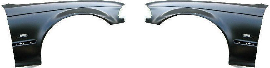 AM 3 SERIES 99-01 FRONT FENDER RH AND LH Primed Sedan Wagon SKU SET B216 Partslink BM1241122 BM1240122 OEM 41358240406-41358240405
