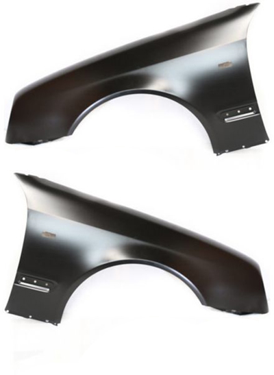 AM CLK320-98-99 FRONT FENDER RH AND LH Primed Steel SKU SET B220101 Partslink MB1240123 MB1241123 OEM 2088800118-2088800218