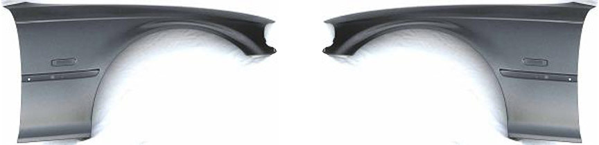 AM 3 SERIES 00-02 FRONT FENDER RH AND LH Primed Convertible Coupe SKU SET B220105 Partslink BM1241125 BM1240125 OEM 41358241440-41358241439
