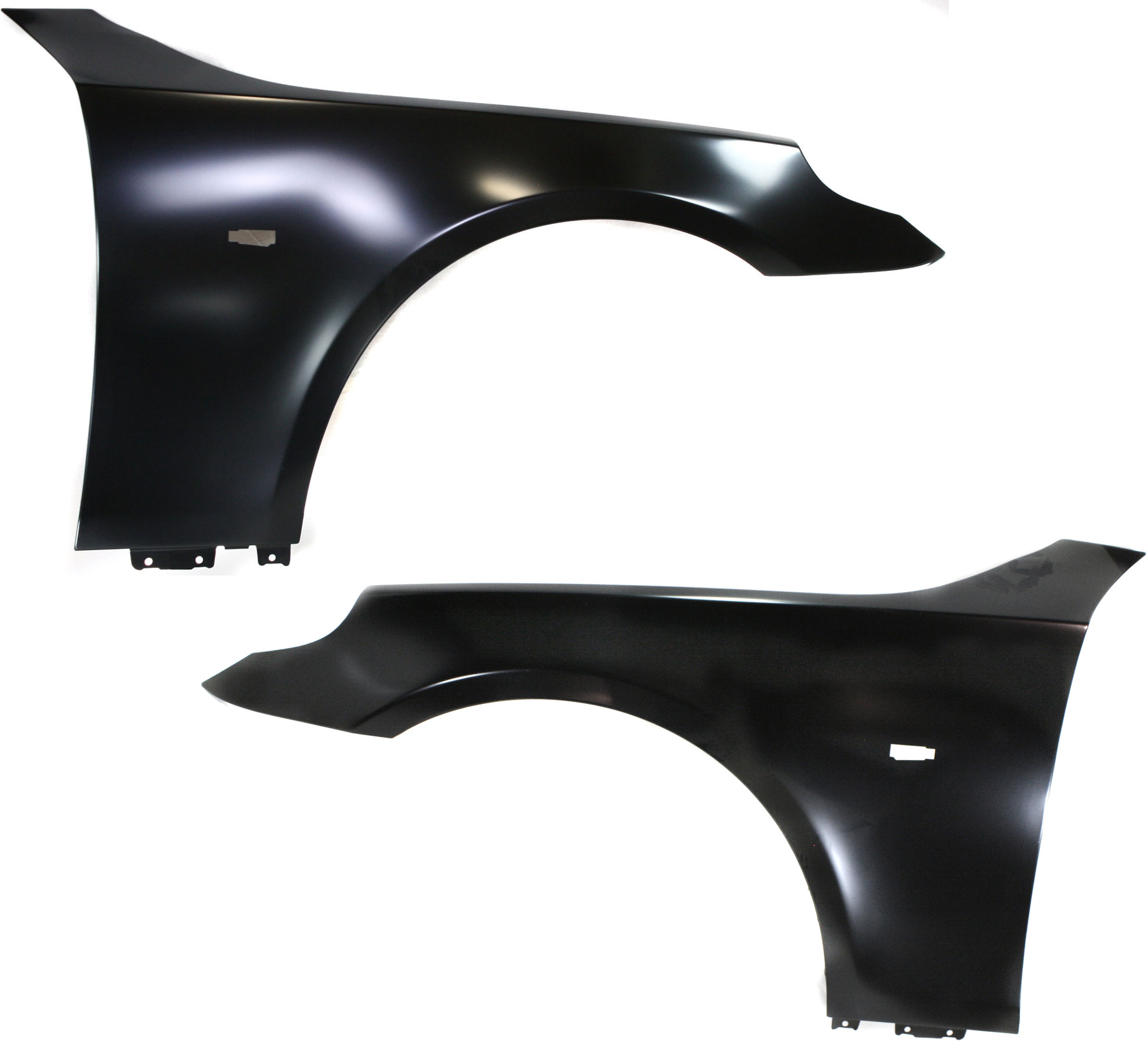 AM 5 SERIES 04-10 FRONT FENDER RH AND LH Primed Sedan Wagon Aluminum SKU SET B220121 Partslink BM1241130 BM1240130 OEM 41357111430-41357111429