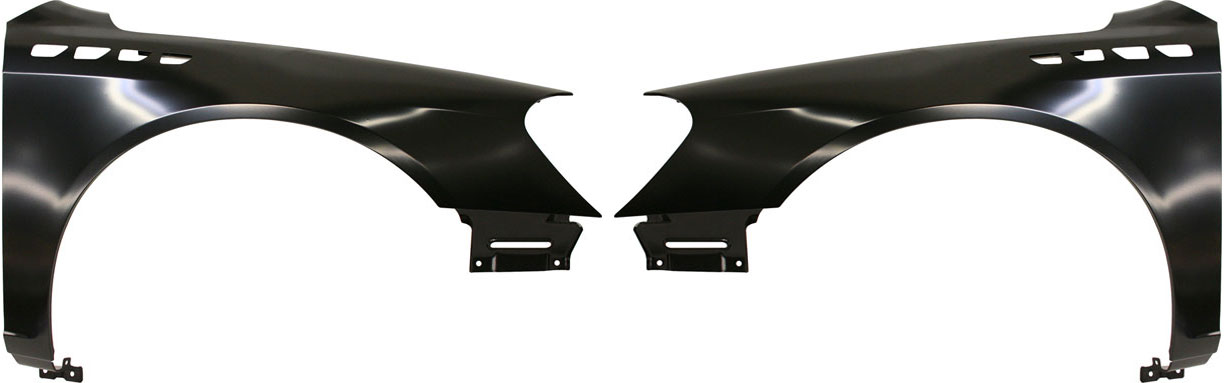 AM LUCERNE 06-11 FRONT FENDER RH AND LH Primed CXS Super Models CAPA SKU SET B220125Q Partslink GM1240332C GM1241332C OEM 25833738-25833739