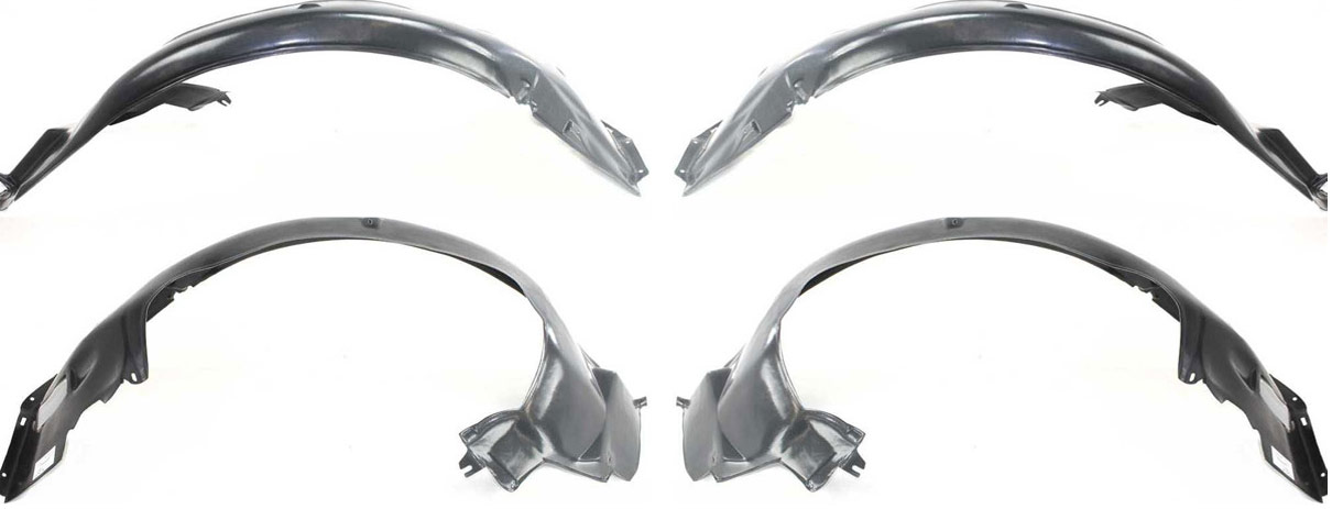 AM 3 SERIES 92-99 FRONT FENDER LINER RH AND LH SKU SET B222113 Partslink BM1250105 BM1251105 OEM 51711977047-51711977048