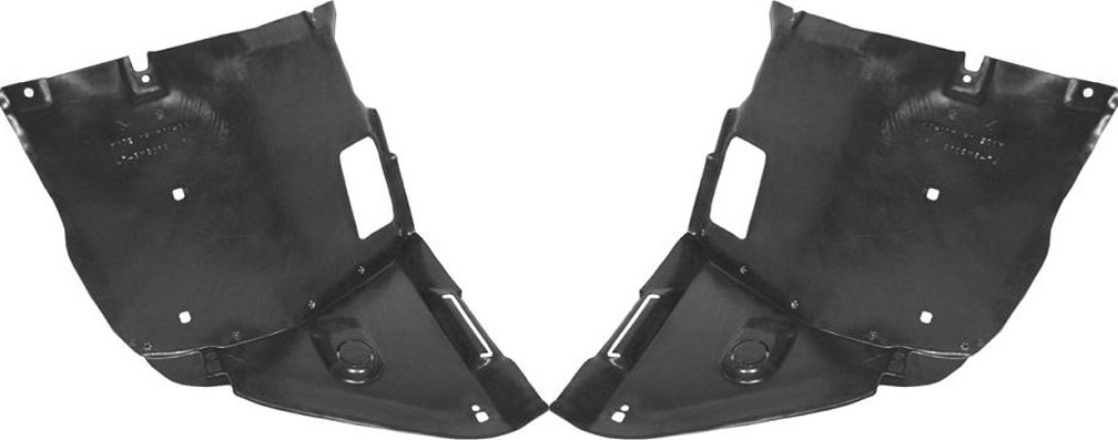 AM 3 SERIES 99-05 FRONT FENDER LINER RH AND LH Front Section RWD Sedan Wagon SKU SET B222125 Partslink BM1251106 BM1250106 OEM 51718193812-51718193811