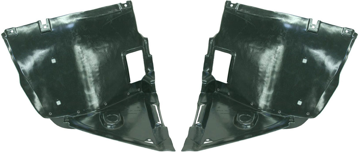 AM 3 SERIES 01-05 FRONT FENDER LINER RH AND LH Front Section AWD Sedan Wagon SKU SET B222135 Partslink BM1251109 BM1250109 OEM 51718265468-51718265467