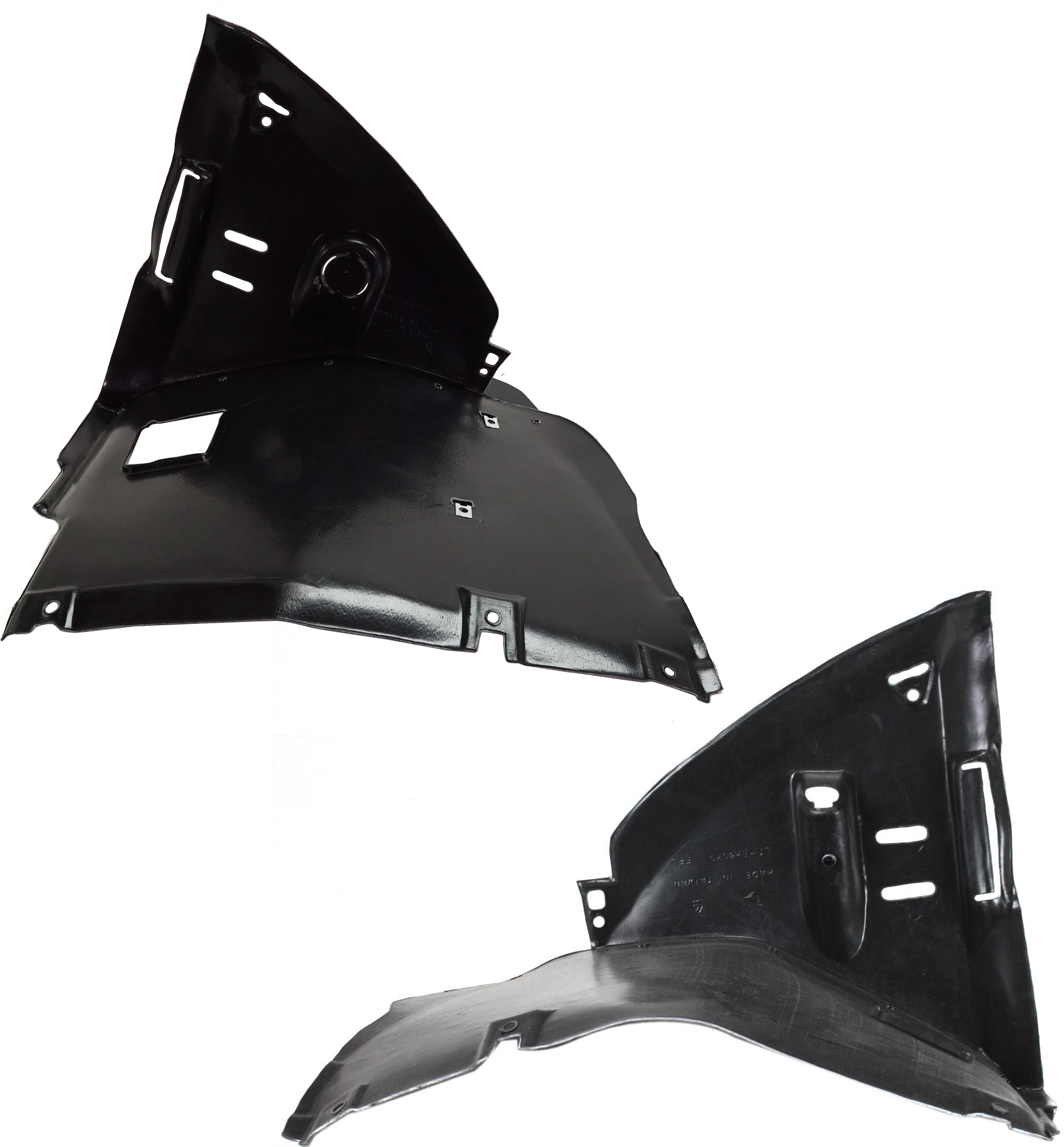 AM 323I 99-99 FRONT FENDER LINER RH AND LH Front Section Convertible Coupe SKU SET B222145 Partslink BM1251108 BM1250108 OEM 51718224986-51718224985