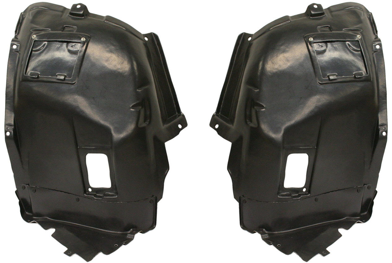 AM 3 SERIES 06-12 FRONT FENDER LINER RH AND LH Front Section w Sport Pkg Wagon SKU SET B222149 Partslink BM1250115 BM1251115 OEM 51718040101-51718040102