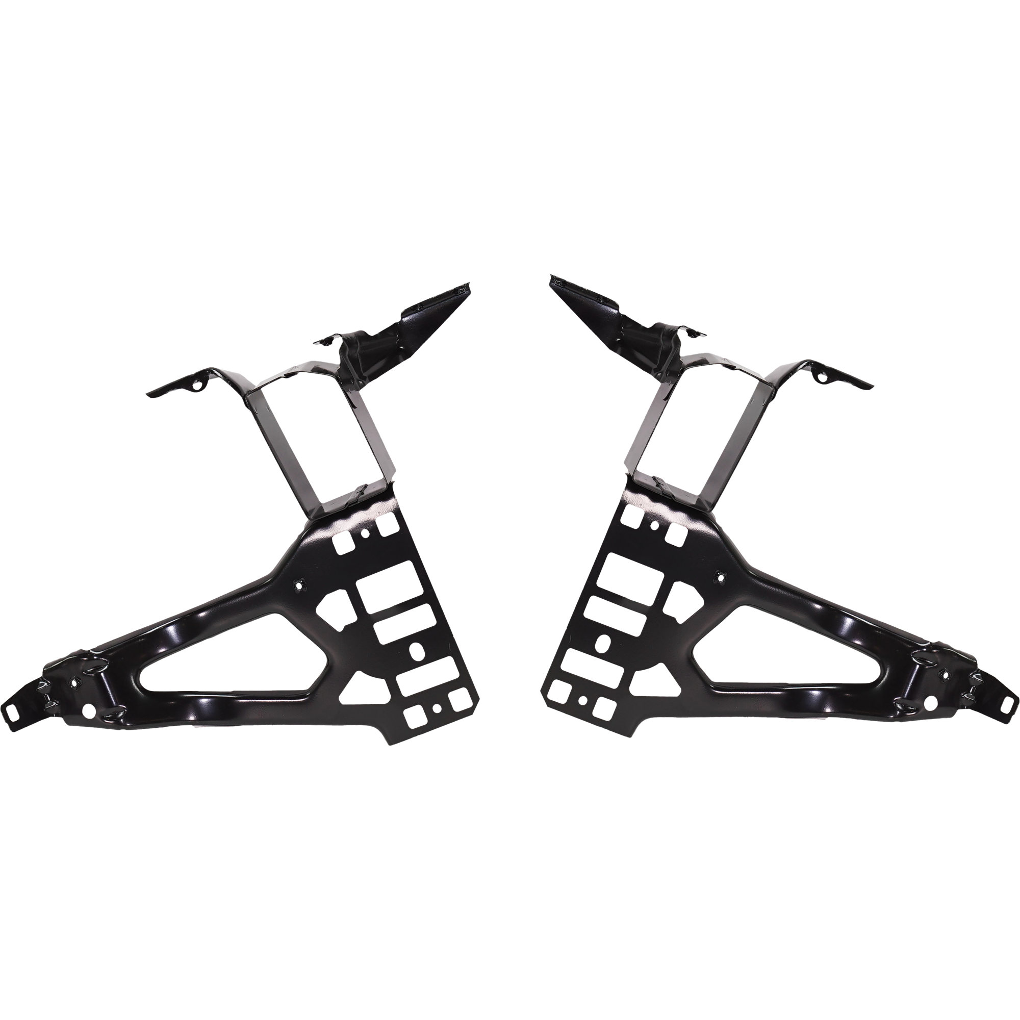 AM 5 SERIES 04-10 RADIATOR SUPPORT RH AND LH Side Panel Steel Sedan Wagon SKU SET B250501 Partslink BM1225118 BM1225117 OEM 51647163484-51647163483
