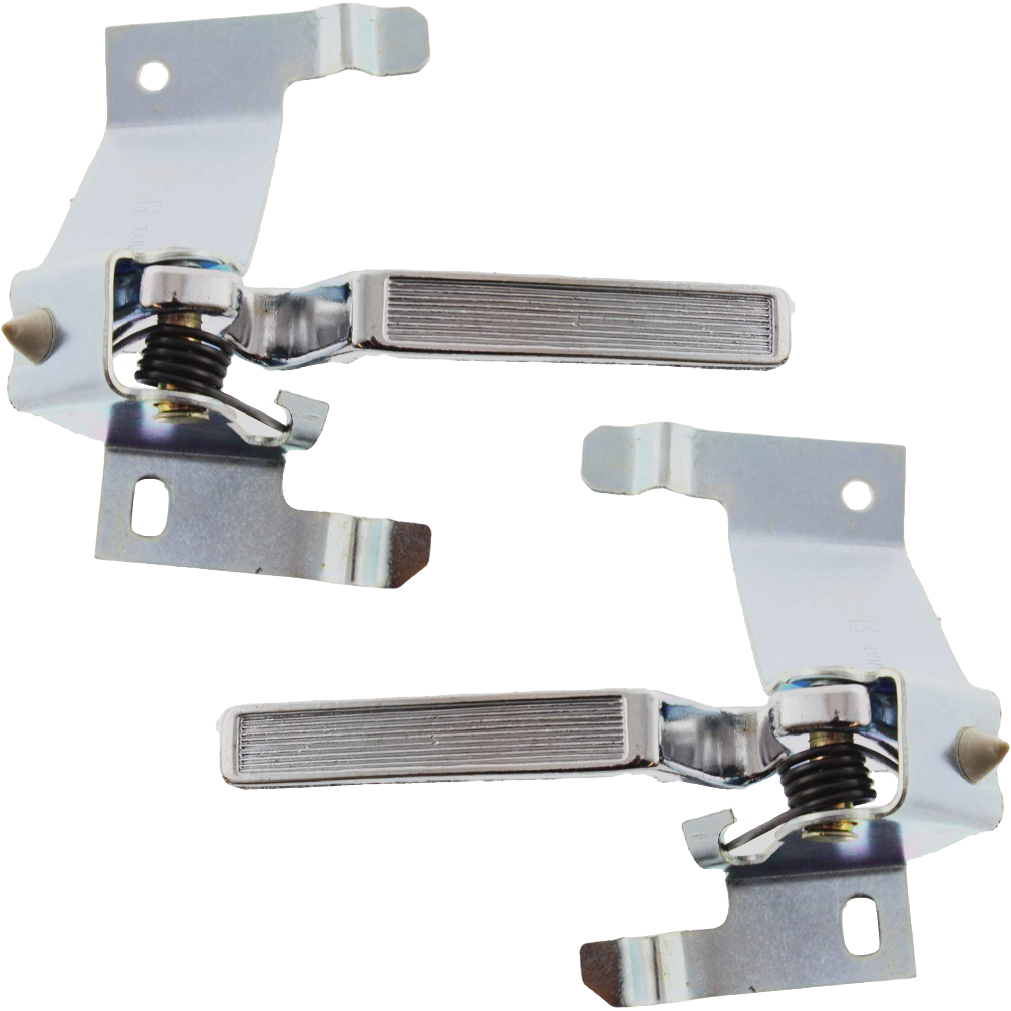AM CUTLASS SALON 80-87 FRONT DOOR HANDLE RH and LH Included Inside Metal w Chrome Lever w o Case SKU SET B462125 Partslink GM1353113 GM1352113 OEM 20009582-20009583